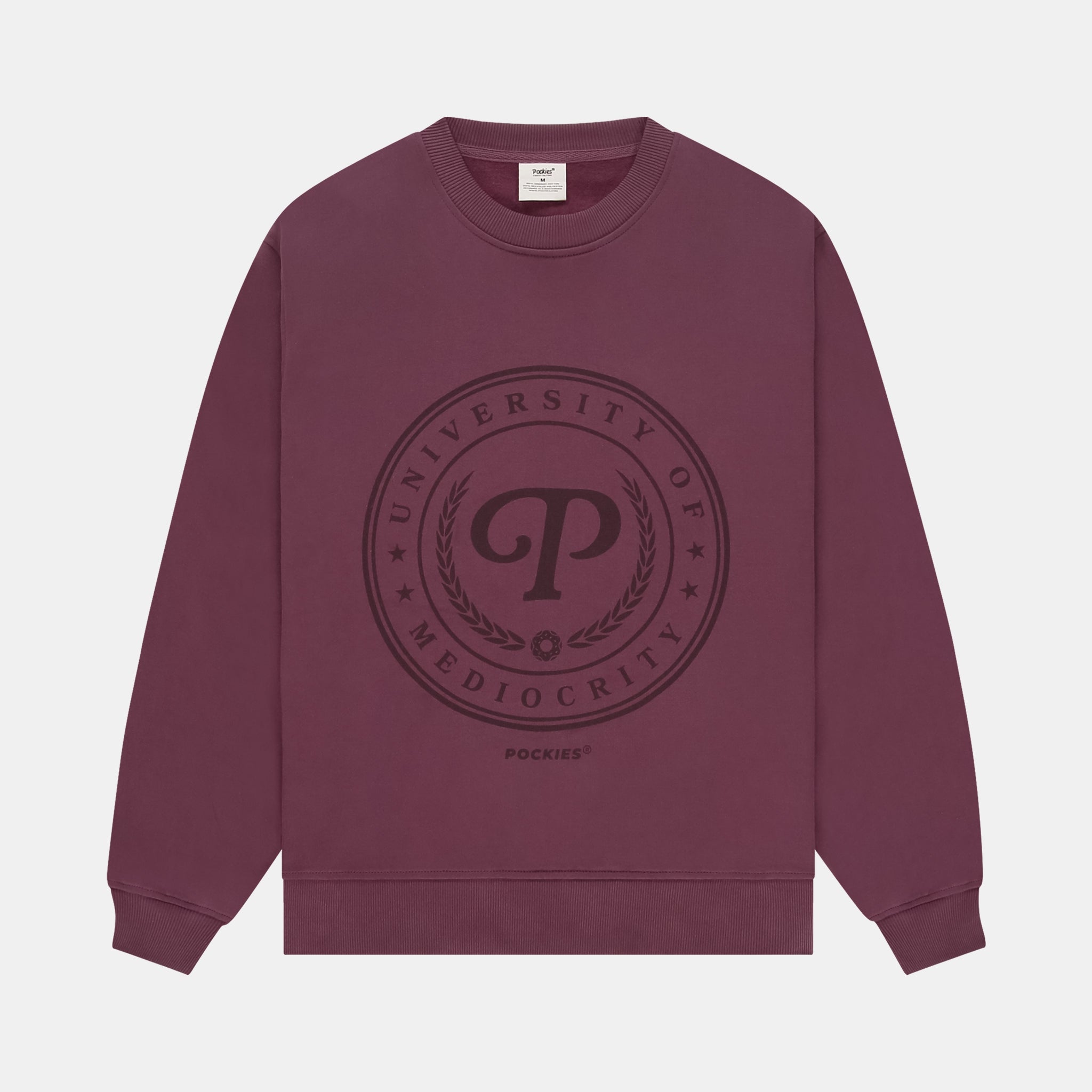 UM Logo Crewneck - Cherry