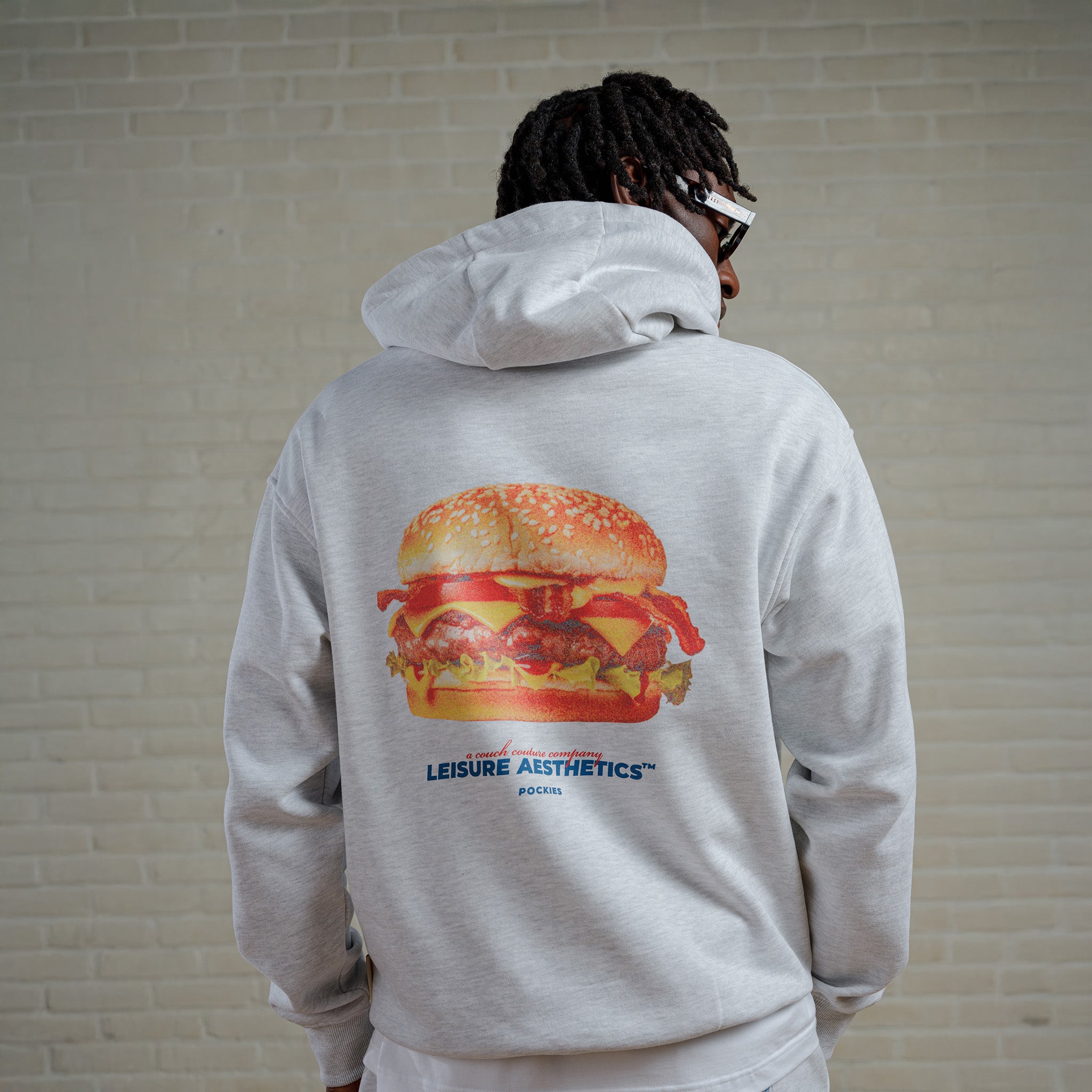 L.A. Burger Hoodie - Grey