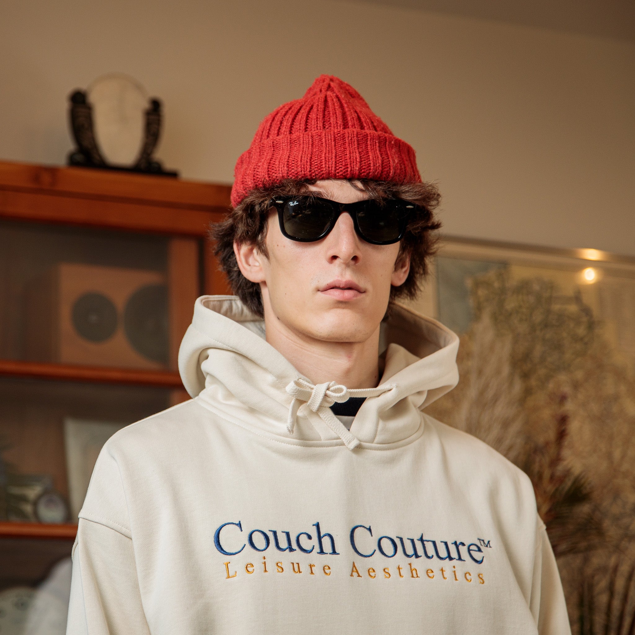 Couch Couture Hoodie Creme