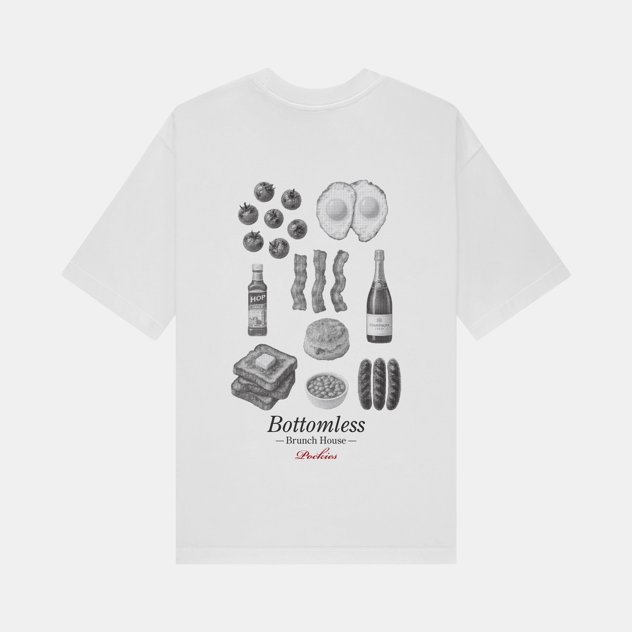 Bottomless Tee - White
